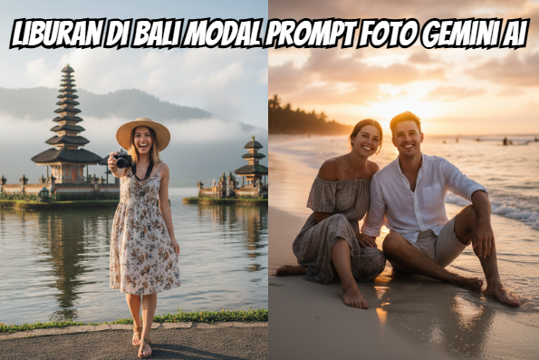 Ini Dia Cara Baru Liburan Di Bali Cuma Modal Prompt Gemini AI, Hasilnya Estetik Dan Elegan Seperti Aslinya!