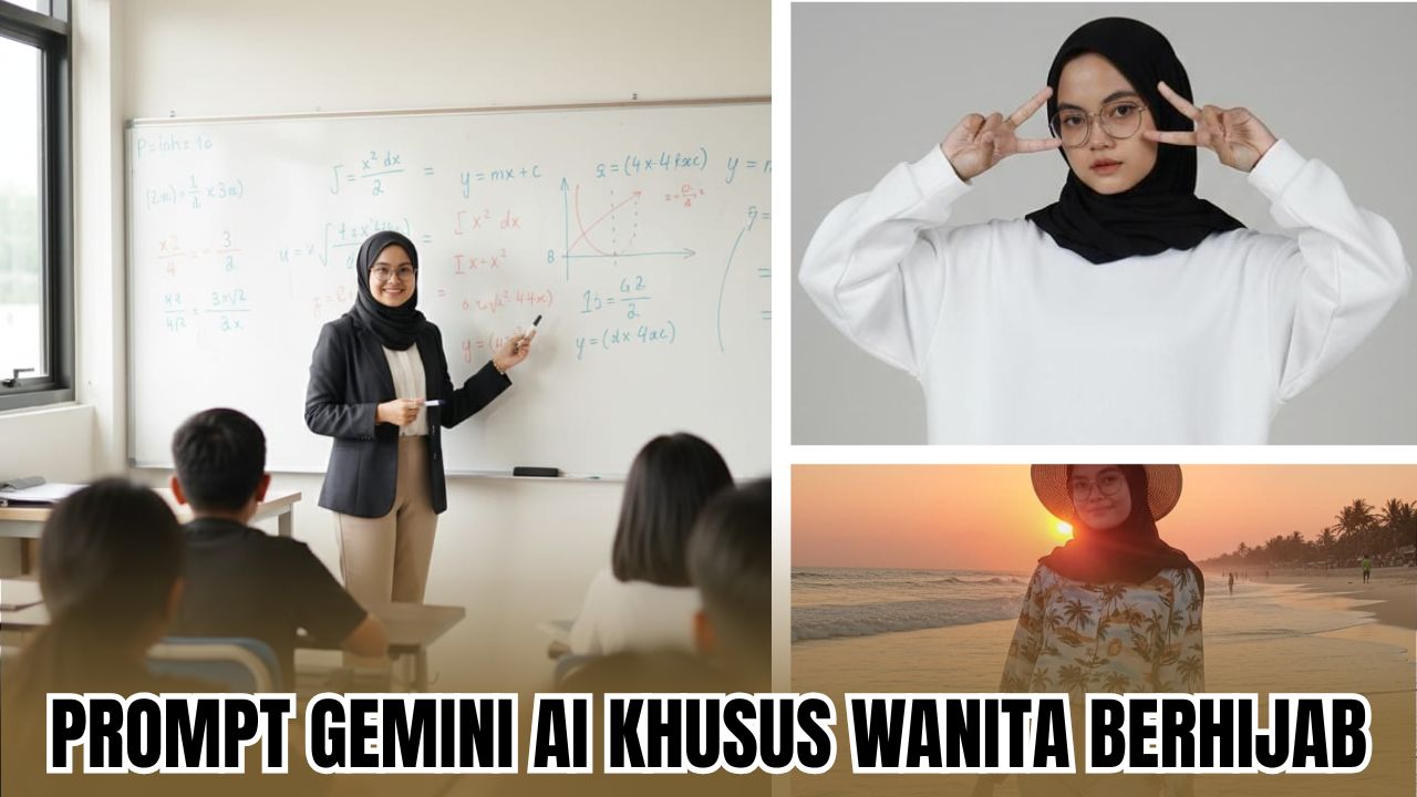5 Prompt Gemini AI Keren Terlihat Nyata Khusus Wanita Berhijab, Hasil Jadi Dalam Waktu 10 Detik Saja!