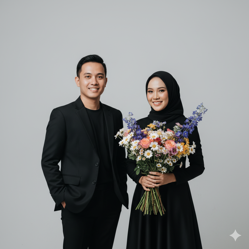 Romantis! Cara Edit Foto AI Prewedding di Studio Foto Profesional Pakai Gemini, Serta Tips Anti Gagal