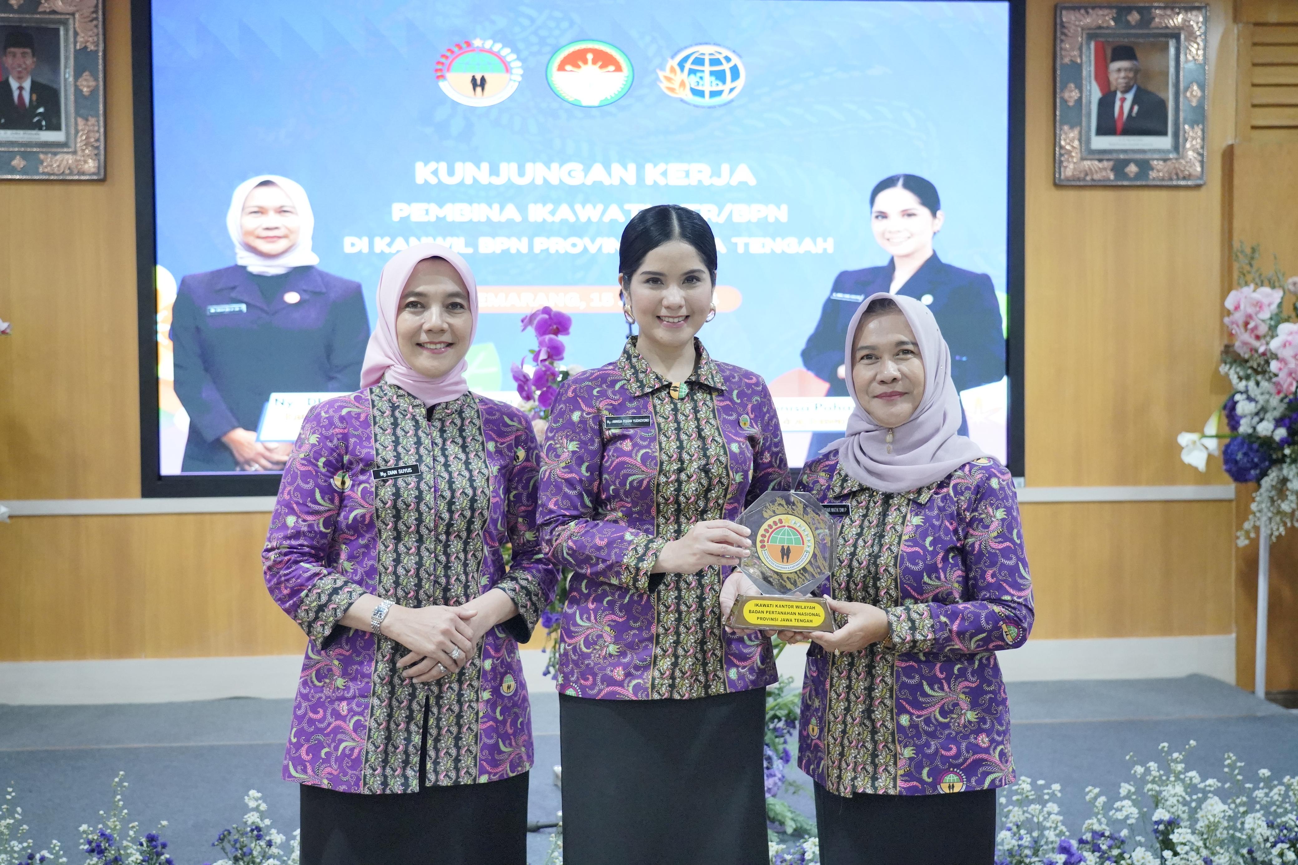 Annisa Yudhoyono Ajak Ikatan Istri Dan Karyawati Untuk Sosialisasi Program-program Kementerian ATR/BPN