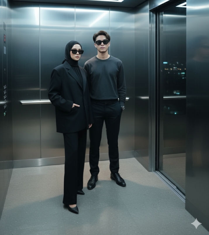 Lagi Hype! Ide Prompt Gemini AI Edit Foto di Lift Jadi Auto Keren, dari Pose Sendiri, Couple, hingga Family