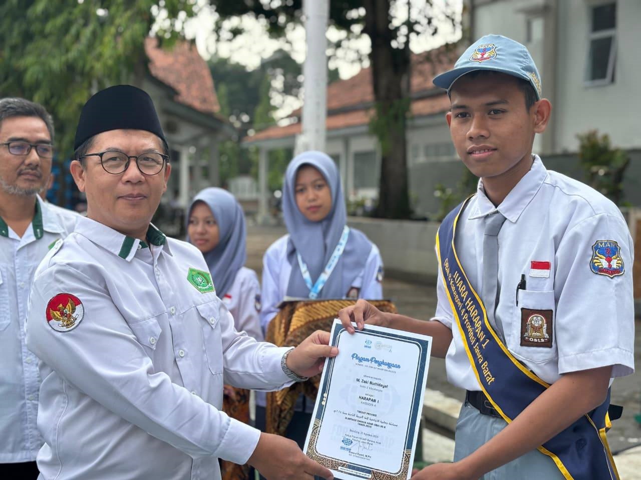 Siswa MAN 2 Majalengka Raih Juara Harapan 1 Olimpiade Bahasa Arab Tingkat Jabar