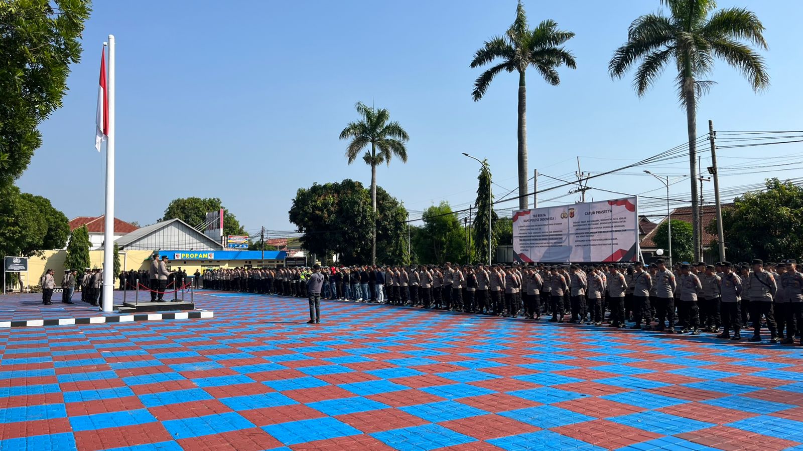 Kapolres Majalengka Pimpin Apel Siaga Unras, 312 Personel Dikerahkan Amankan Aksi 1 September
