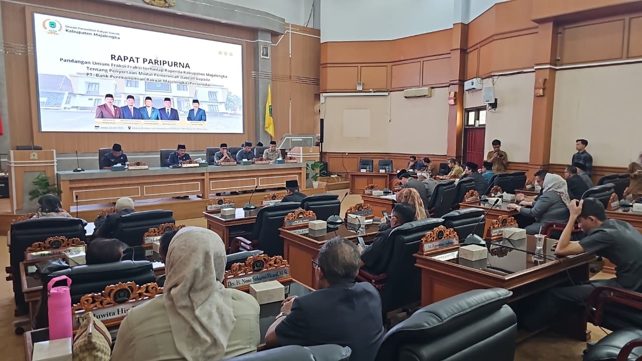 DPRD Majalengka Kompak, Penyertaan Modal BPR Dinilai Penting untuk Ekonomi Daerah