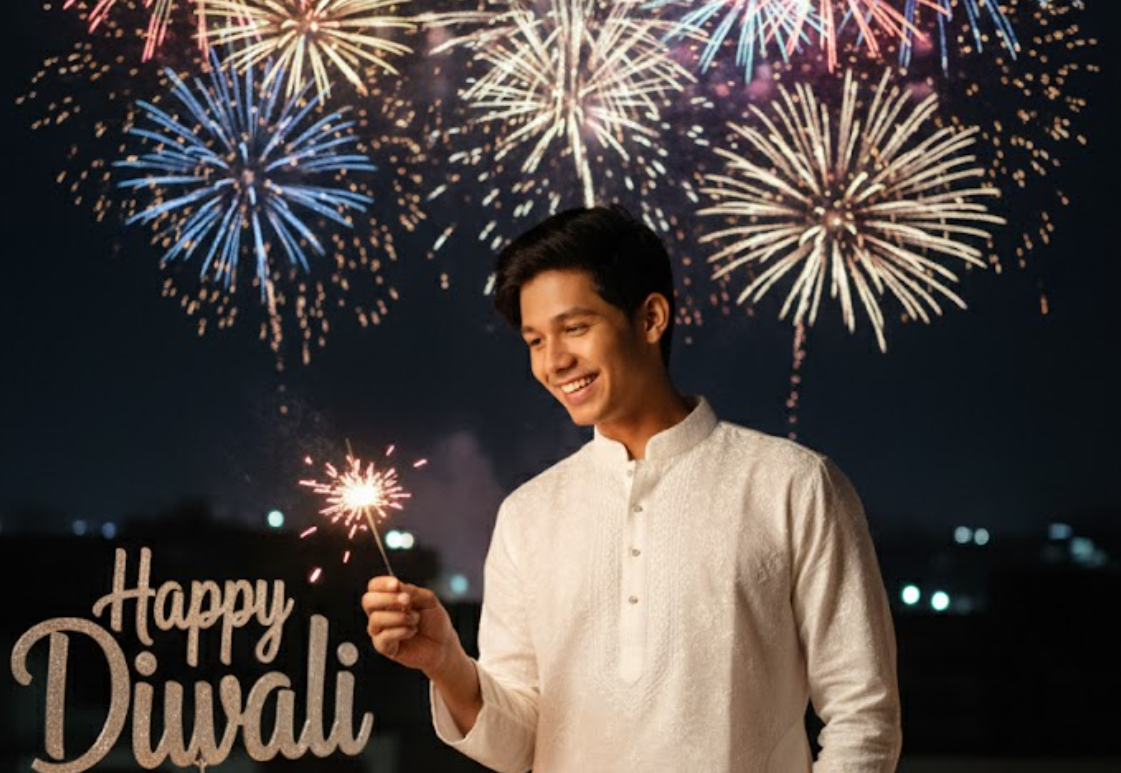 Hasil Foto Serasa Lebih Hidup! Tutorial dan Prompt Gemini Edit Foto Perayaan Diwali, Tunggu 5 Detik Auto Jadi