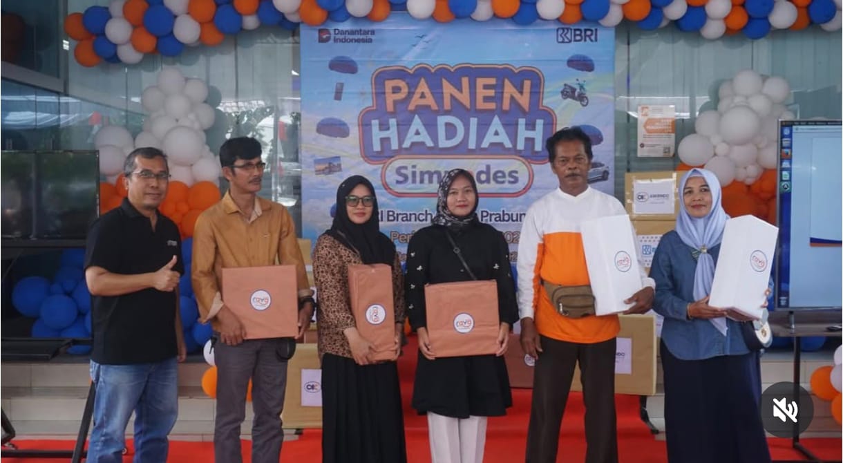BRI Prabumulih Gelar Undian Panen Hadiah Simpedes 2024, Nasabah Bawa Pulang Mobil Honda BR-V
