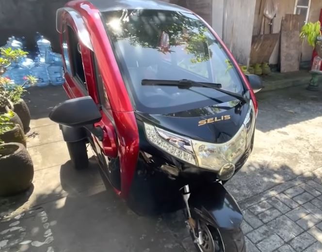 Kredit Motor Listrik Roda 3 Anti Hujan Alias Tertutup Cuma 1 Jutaan, Berikut Tabel Angsuran Solaris R-3 Balis
