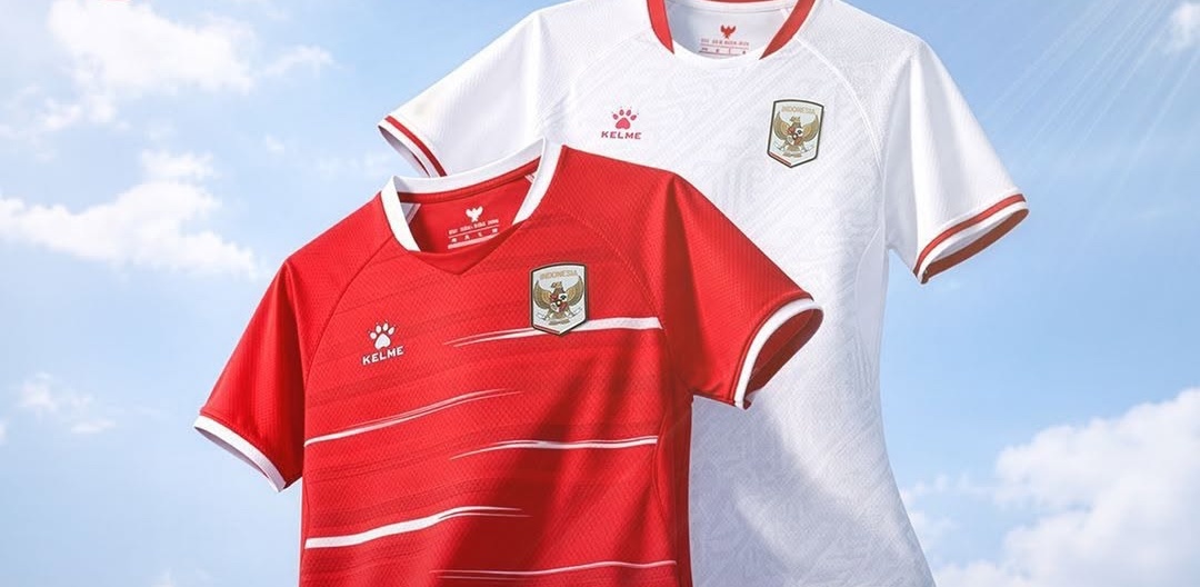 Masih Fresh! Beginilah Penampakan Jersey Timnas Indonesia dari Kelme, Punya Kesan Minimalis dan Berani