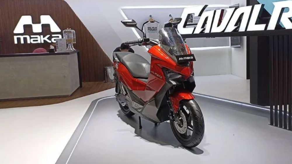 MAKA Cavalry Motor Listrik Lokal Gagah, Bodi Mirip NMAX dengan Jarak Tempuh 160 Km dan Torsi Besar