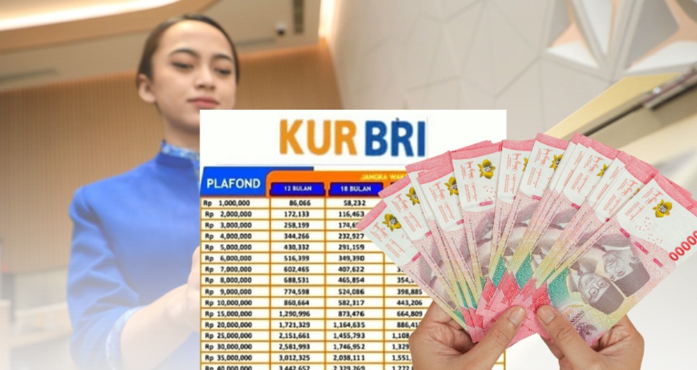 Simulasi Tabel KUR BRI Pinjaman 100 Juta, Berikut Angsuran Cicilan untuk UMKM Mulai dari 100 Ribuan