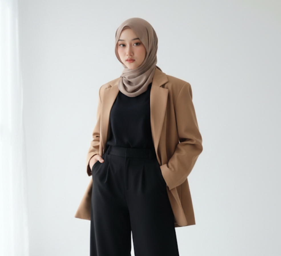 Bikin OOTD dari AI, Ini Daftar Prompt Gemini Wanita Berhijab untuk Coba Outfit dari Pinterest