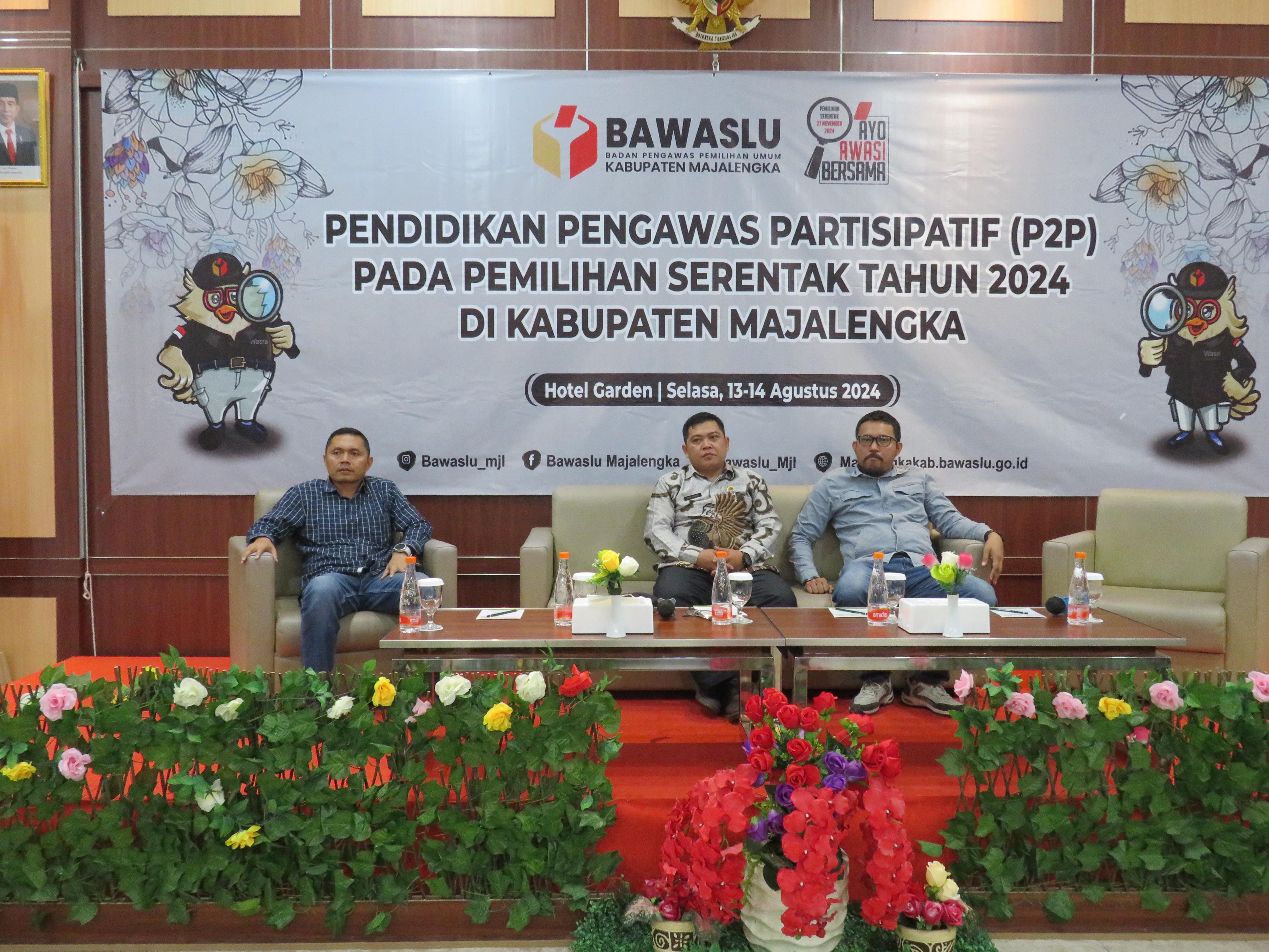 Bawaslu Majalengka Gelar Pendidikan Pengawas Partisipatif