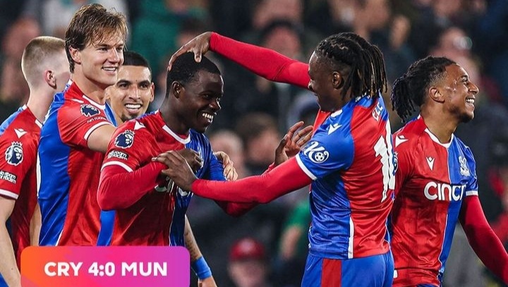 Crystal Palace VS Manchester United: Setan Merah Tumbang 4-0 Kalah Telak Ditangan Eagles!