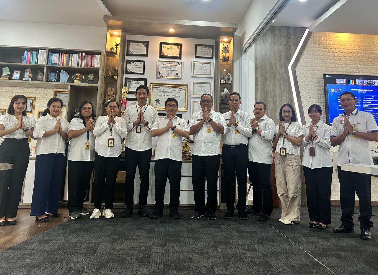 Kantah Kota Denpasar Raih Predikat WBBM, ATR/BPN Tambah Satker Berintegritas