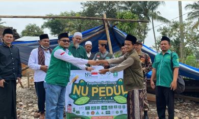 NU Peduli Majalengka Salurkan Bantuan untuk Korban Gempa