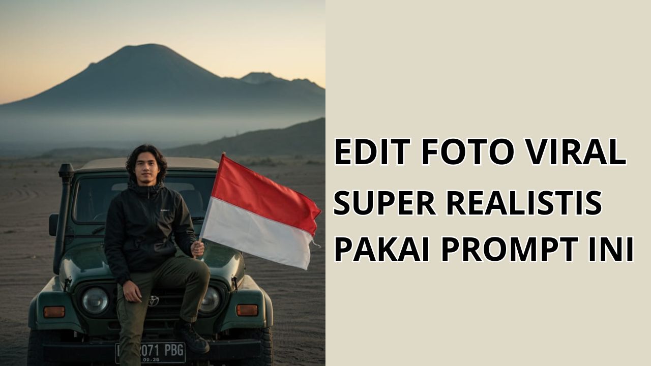 Begini Cara Edit Foto Viral Super Realistis di Gunung Menggunakan Prompt Gemini AI, Cuma 3 Langkah!