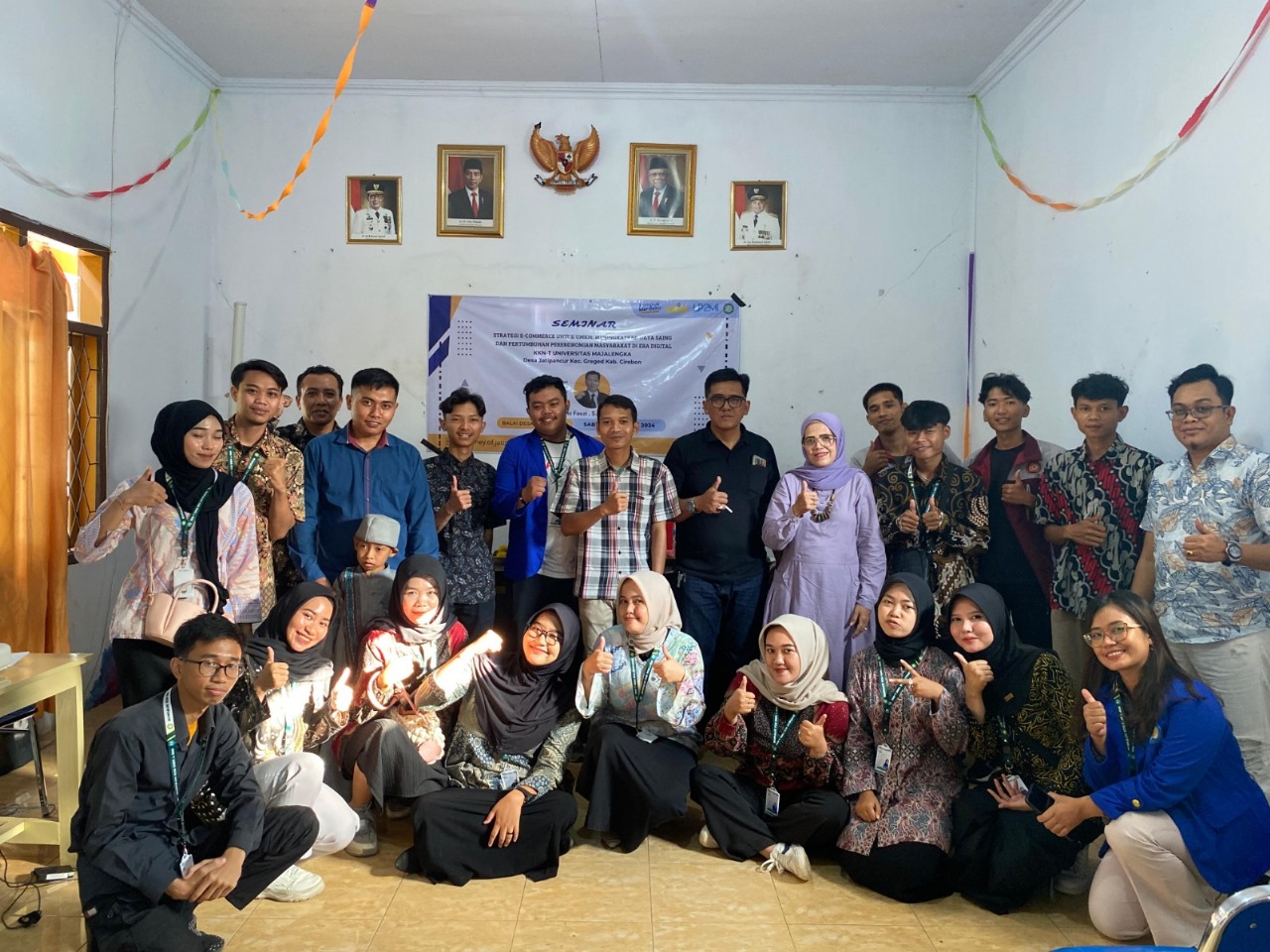 Tingkatkan Perekonomian Desa Jatipancur, Mahasiswa KKN-T Unma Gelar Seminar Strategi Pemberdayaan UMKM