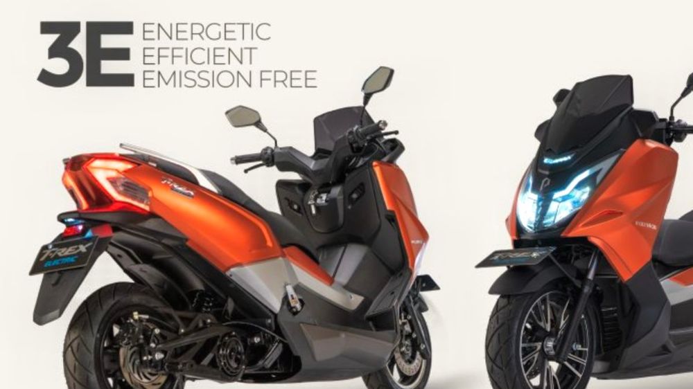 Tampilan Sultan, Tenaga Gahar 250 CC, Cicilan Ringan, Motor Listrik Polytron T-Rex Siap Touring Kemanapun