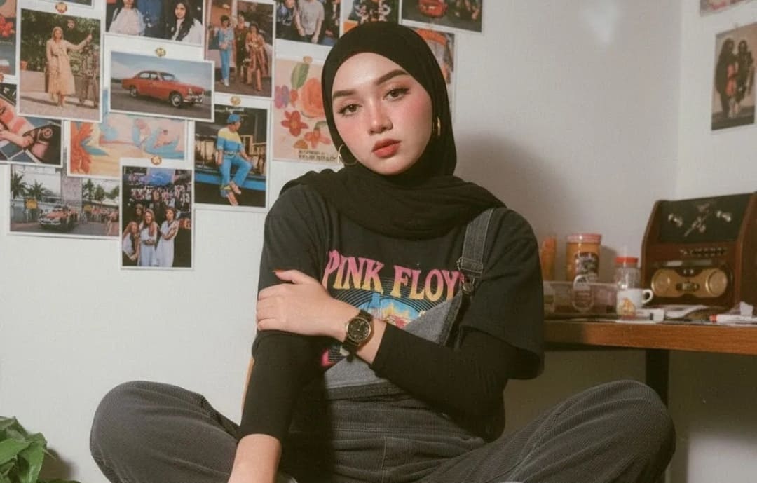 Kumpulan 5+ Prompt Gemini AI Wanita Berhijab, Style Trendy dan Fashionable Ala Influencer Muda