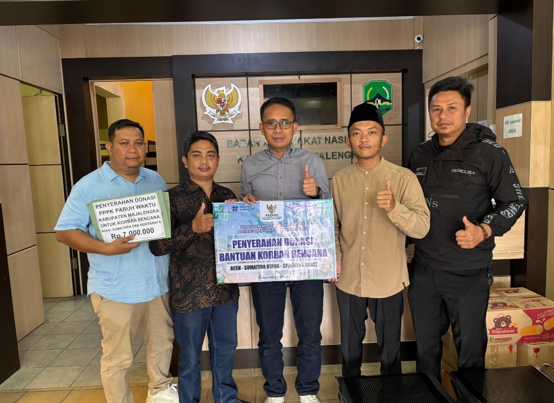 Pemdes Kertabasuki dan PPPK Paruh Waktu Salurkan Bantuan Korban Bencana Aceh dan Sumatra