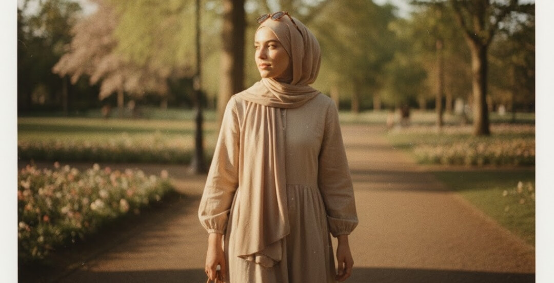 Ini Dia Kumpulan Prompt Gemini AI Foto Wanita Berhijab, untuk Gaya Retro dan Classic Vintage Konsep Polaroid