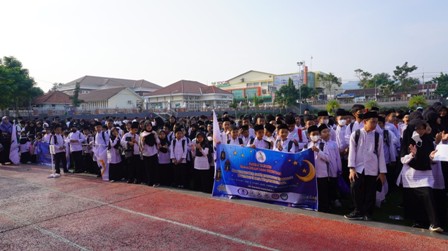 Sambut Ramadan 1444 H, Ribuan Siswa Pawai Tarhib 