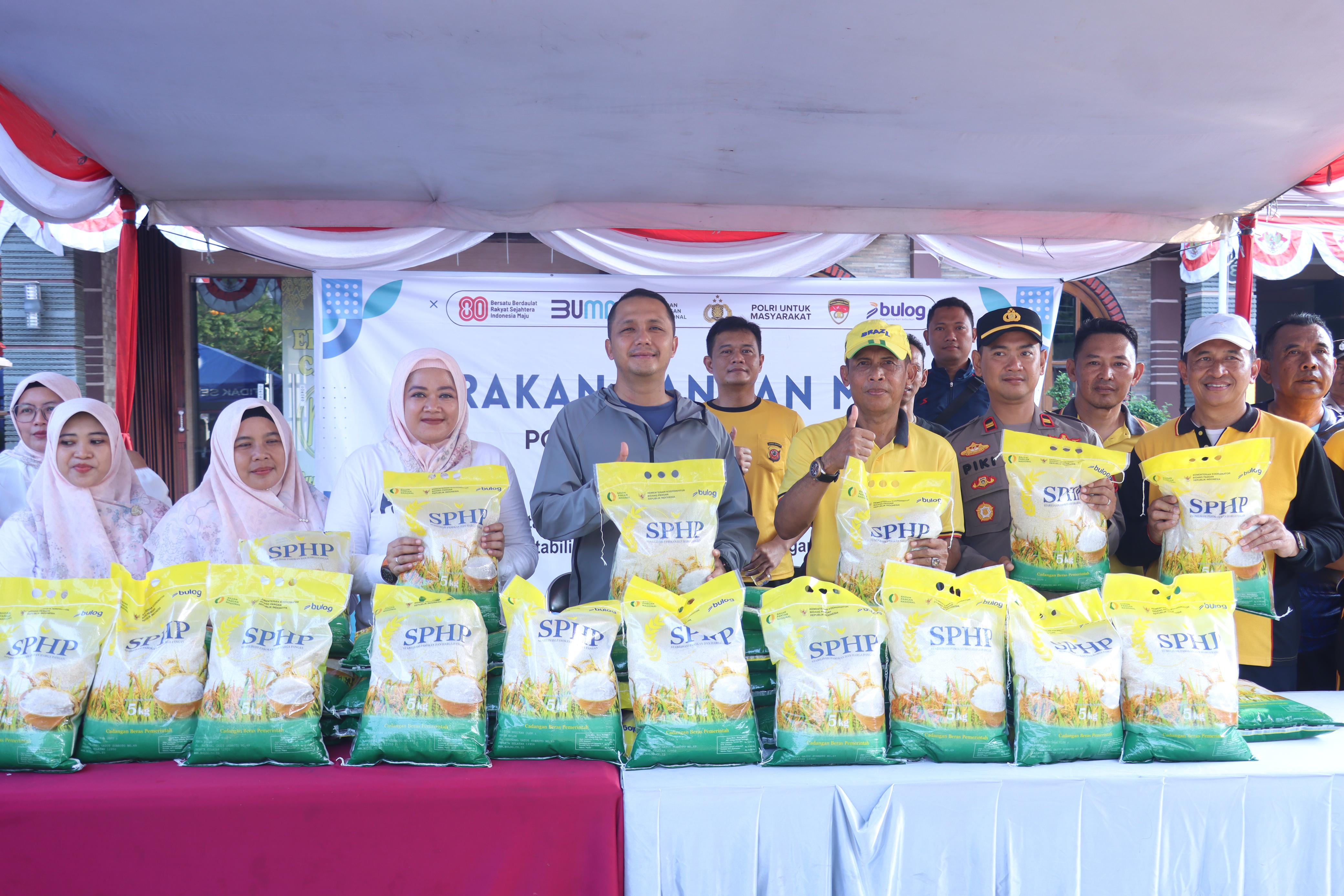 Kapolres Majalengka Pantau Penyaluran Beras SPHP di CFD GGM, Pastikan Tepat Sasaran