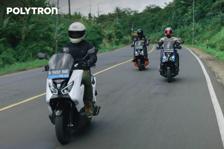 Jarak Tempuh Motor Listrik Polytron Fox 350 Tembus 130 Km, Ideal untuk Ojol dan Aktivitas Harian