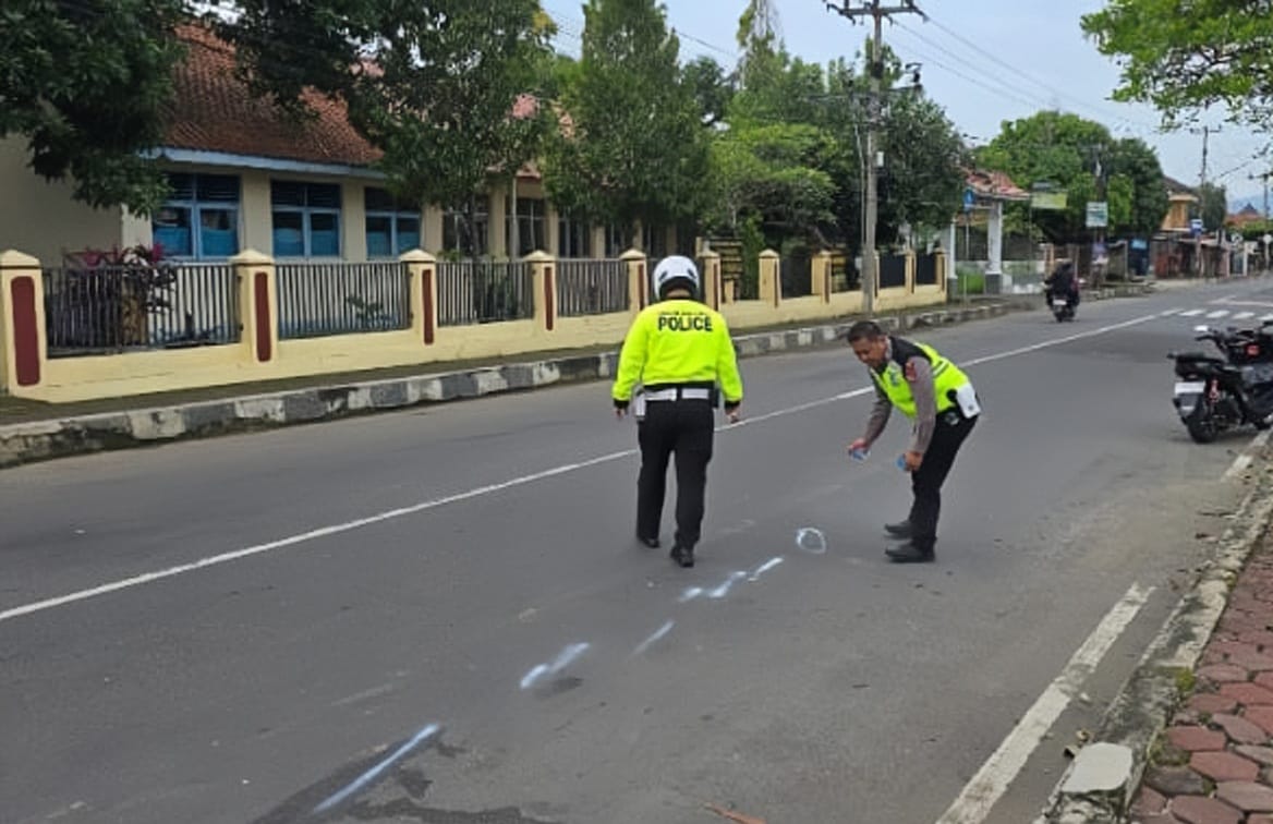 Beredar di Medsos Korban Begal, Polres Majalengka Pastikan Korban Tabrak Lari Setelah Olah TKP
