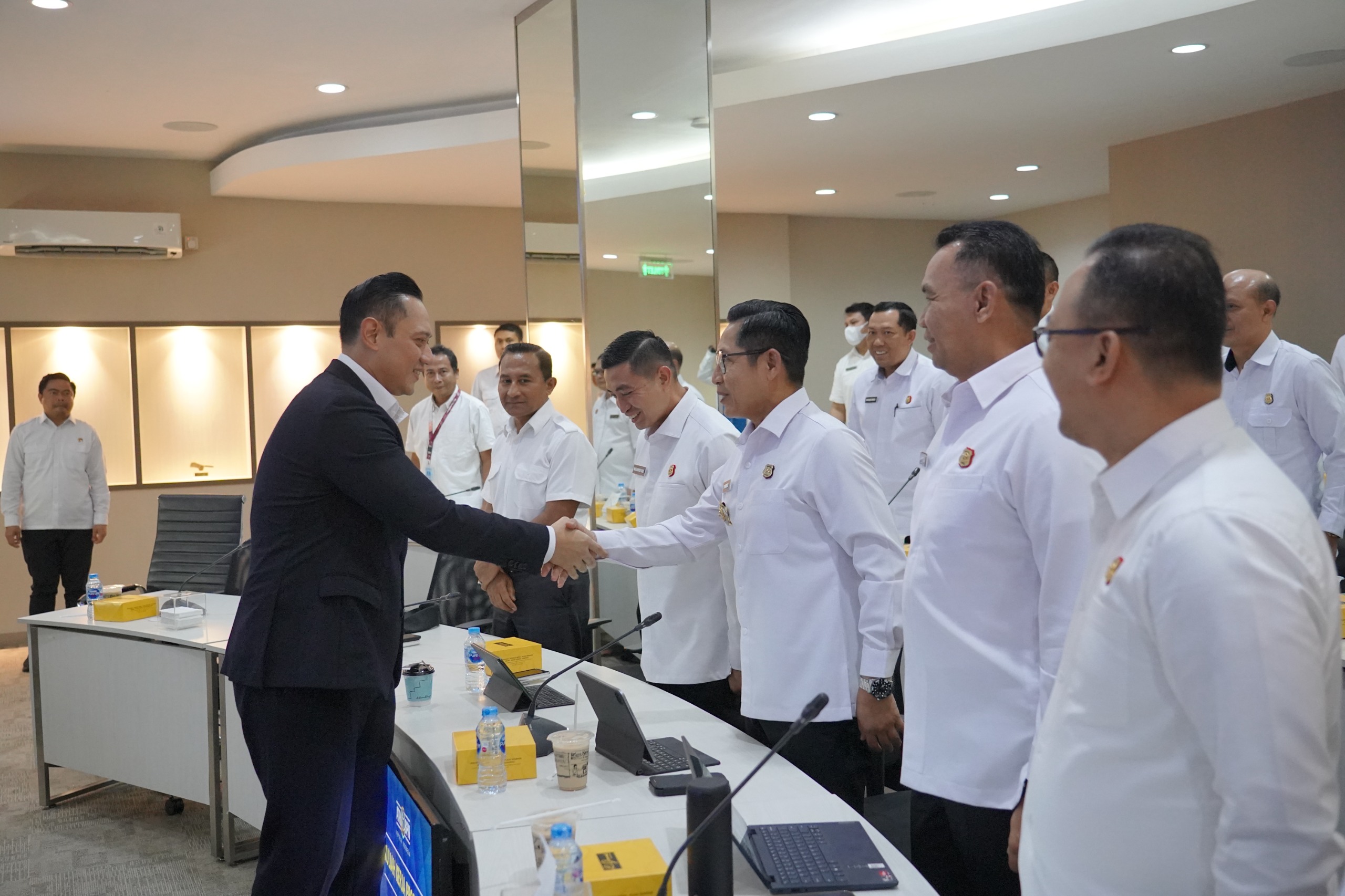 Menerima Kunjungan Kuliah Kerja Sespimti Polri, Menteri AHY Jelaskan Peran Kementerian ATR/BPN