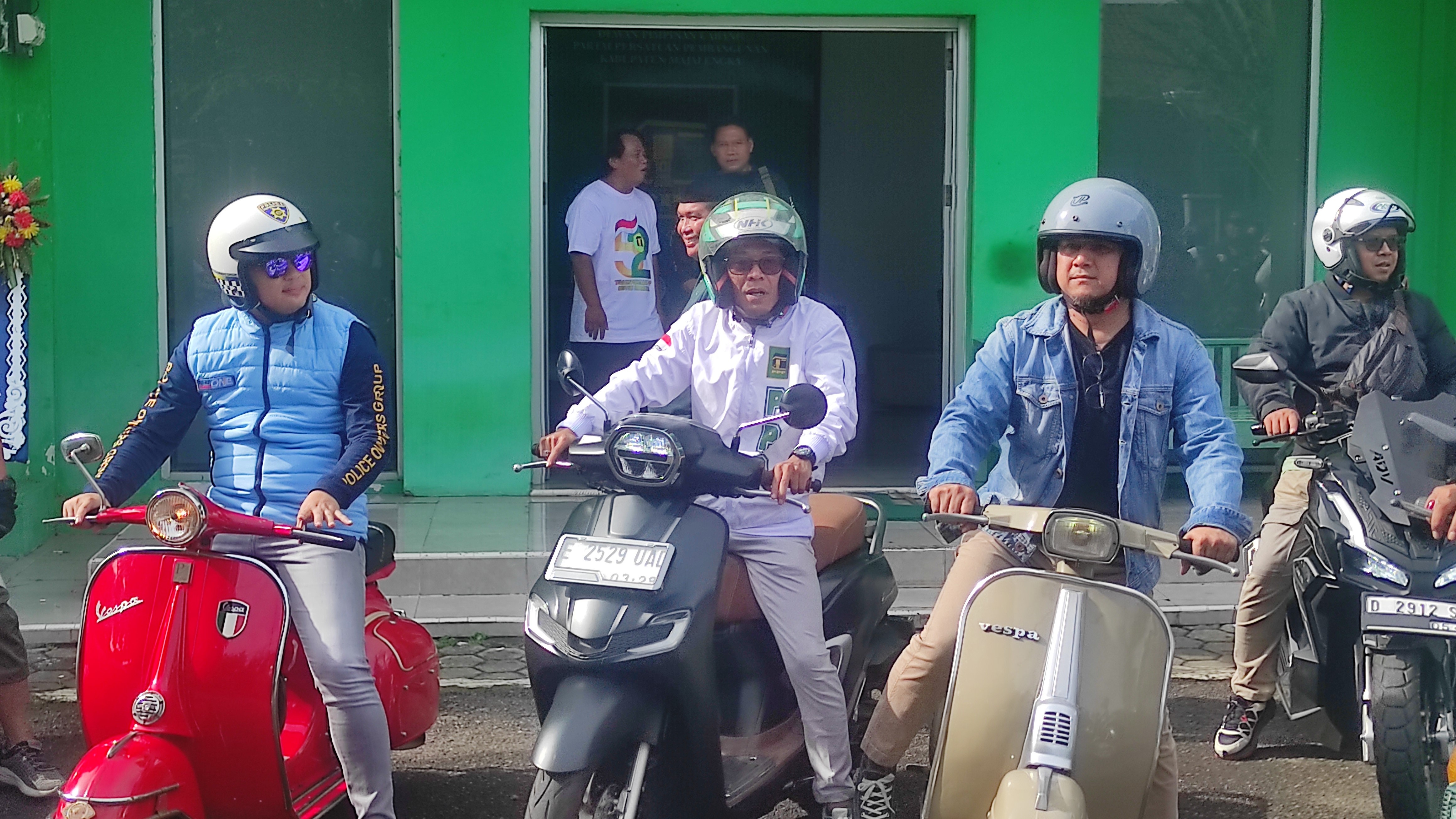 Ratusan Kendaraan Ikuti Fun Ride Harlah ke-52 PPP 