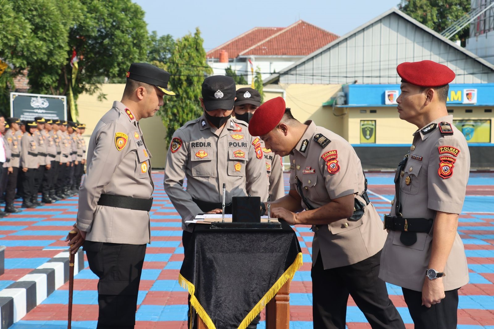 Sertijab Kasat Reskrim dan Kapolsek Majalengka Kota