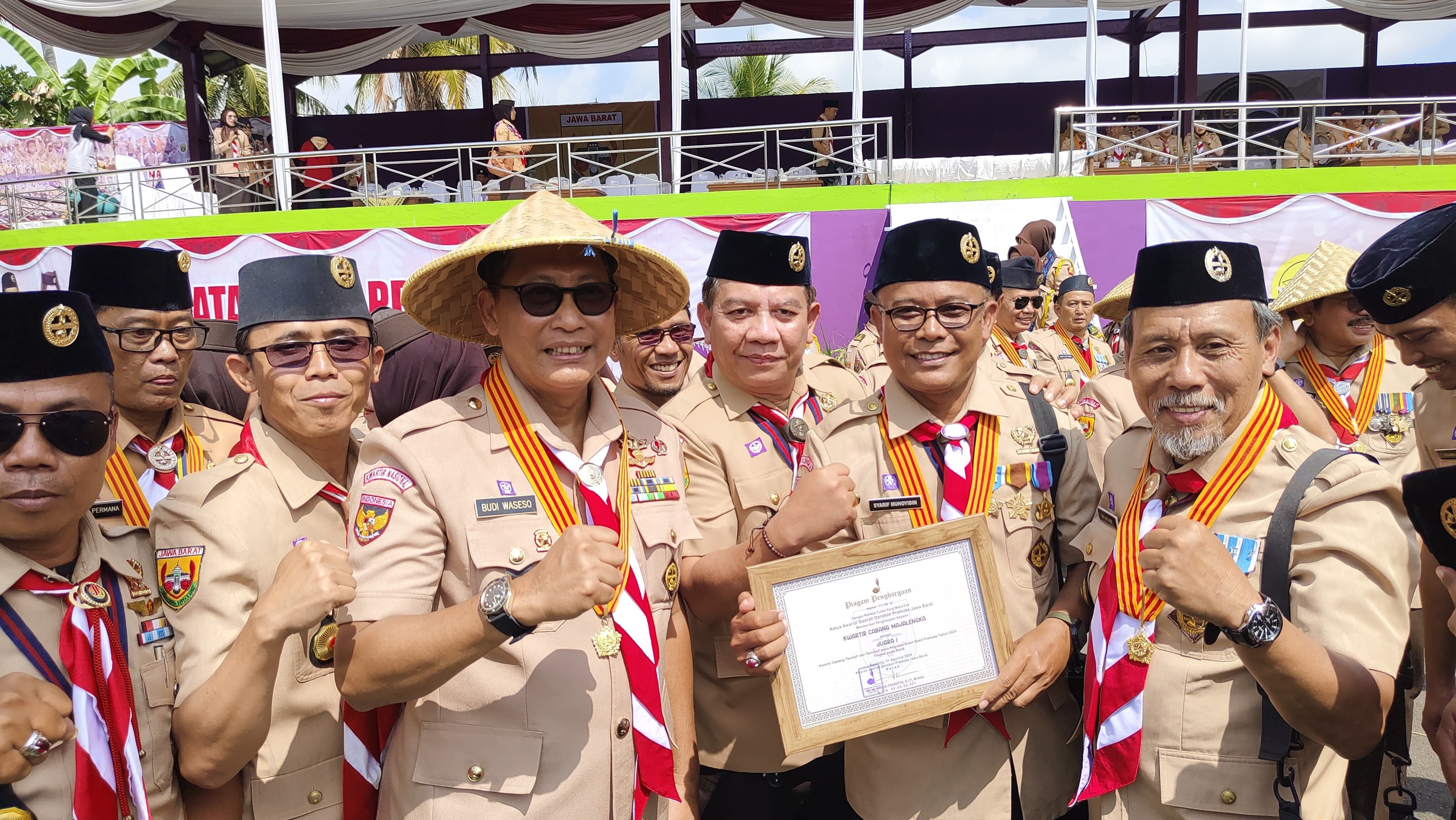 Kwarcab Pramuka Majalengka Juara Pertama