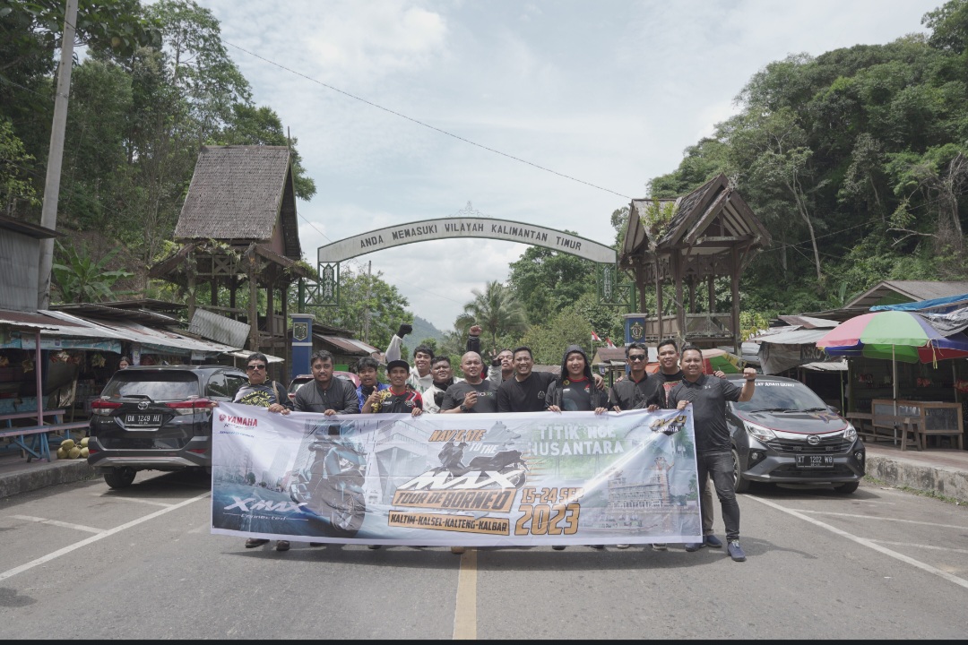 Pengalaman Menantang Membelah Rimba Kalimantan bersama Yamaha XMAX Connected