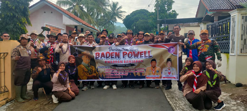 Peringati Hari Baden Powell, Puluhan Ribu Anggota Pramuka di Majalengka Lakukan Aksi Peduli Lingkungan