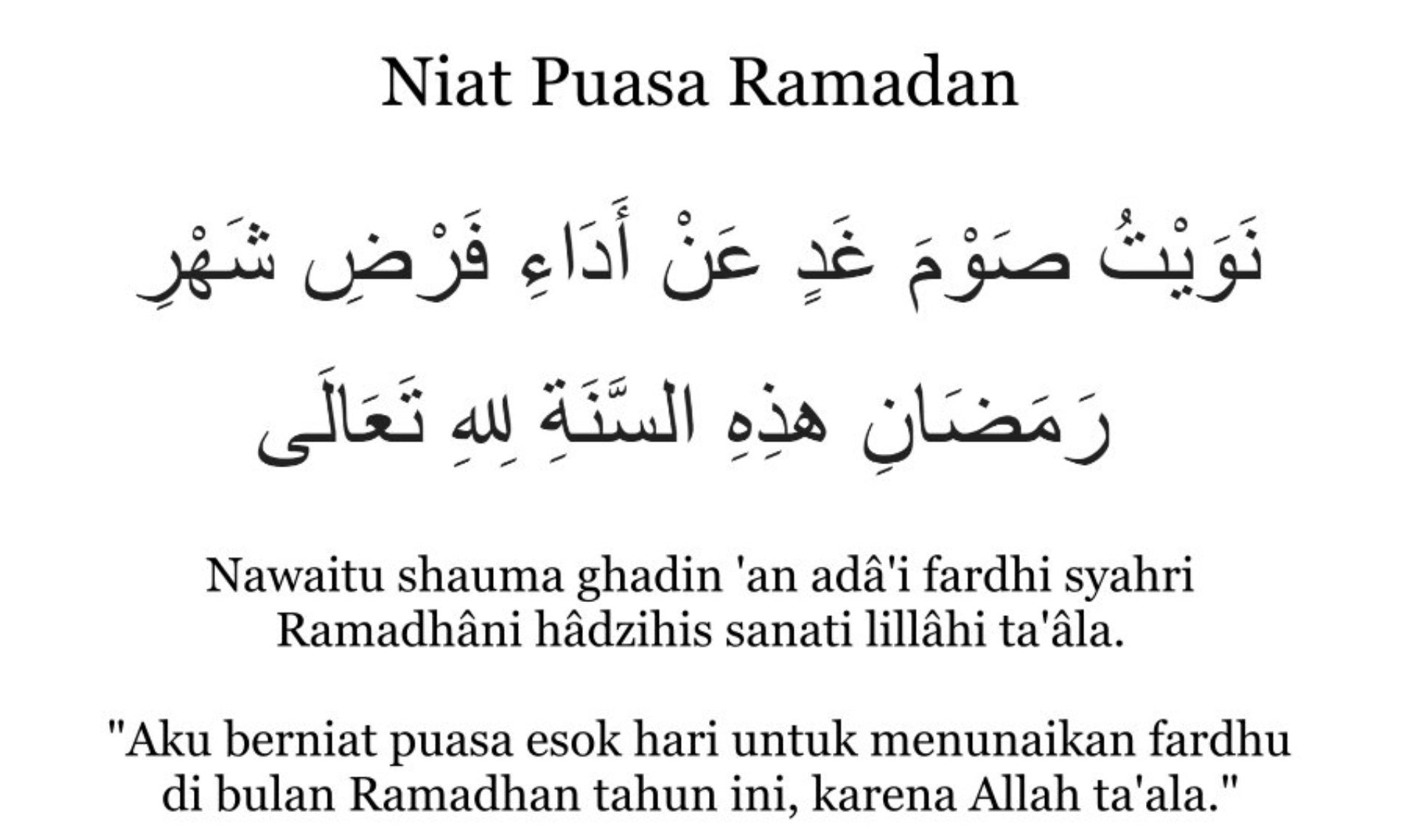 Masih Bingung Soal Niat Puasa Ramadan? Simak Penjelasan Lengkapnya di Sini!