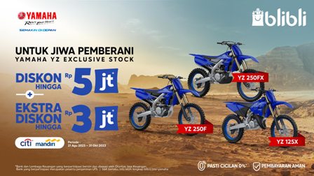 Program Spesial Yamaha YZ Series, Dukung Hobi di Lintasan Offroad