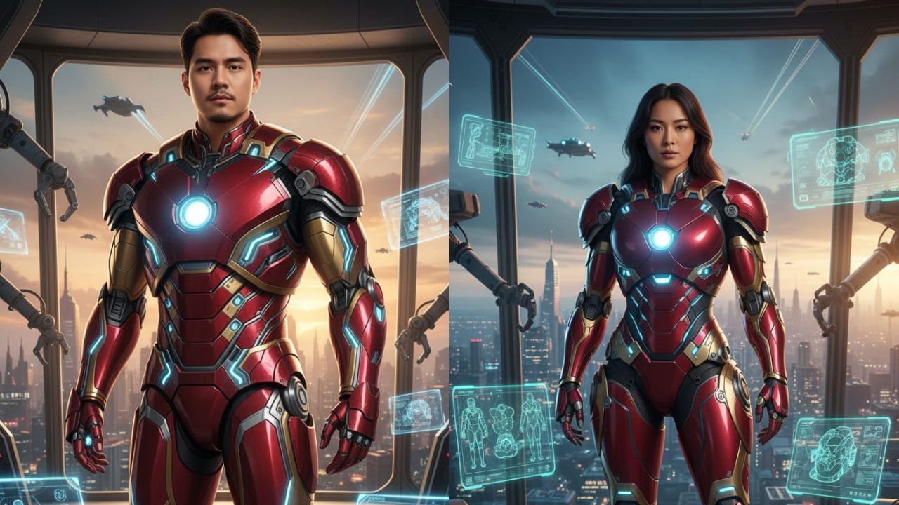Prompt Gemini AI Edit Foto Diri Sendiri Menjadi Superhero Marvel Iron Man! Simak Cara Lengkapnya Disini