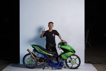 Modifikator Makassar Unjuk Kreativitas di CustoMAXi Yamaha 2026, AEROX Drag Style Jadi Jawara