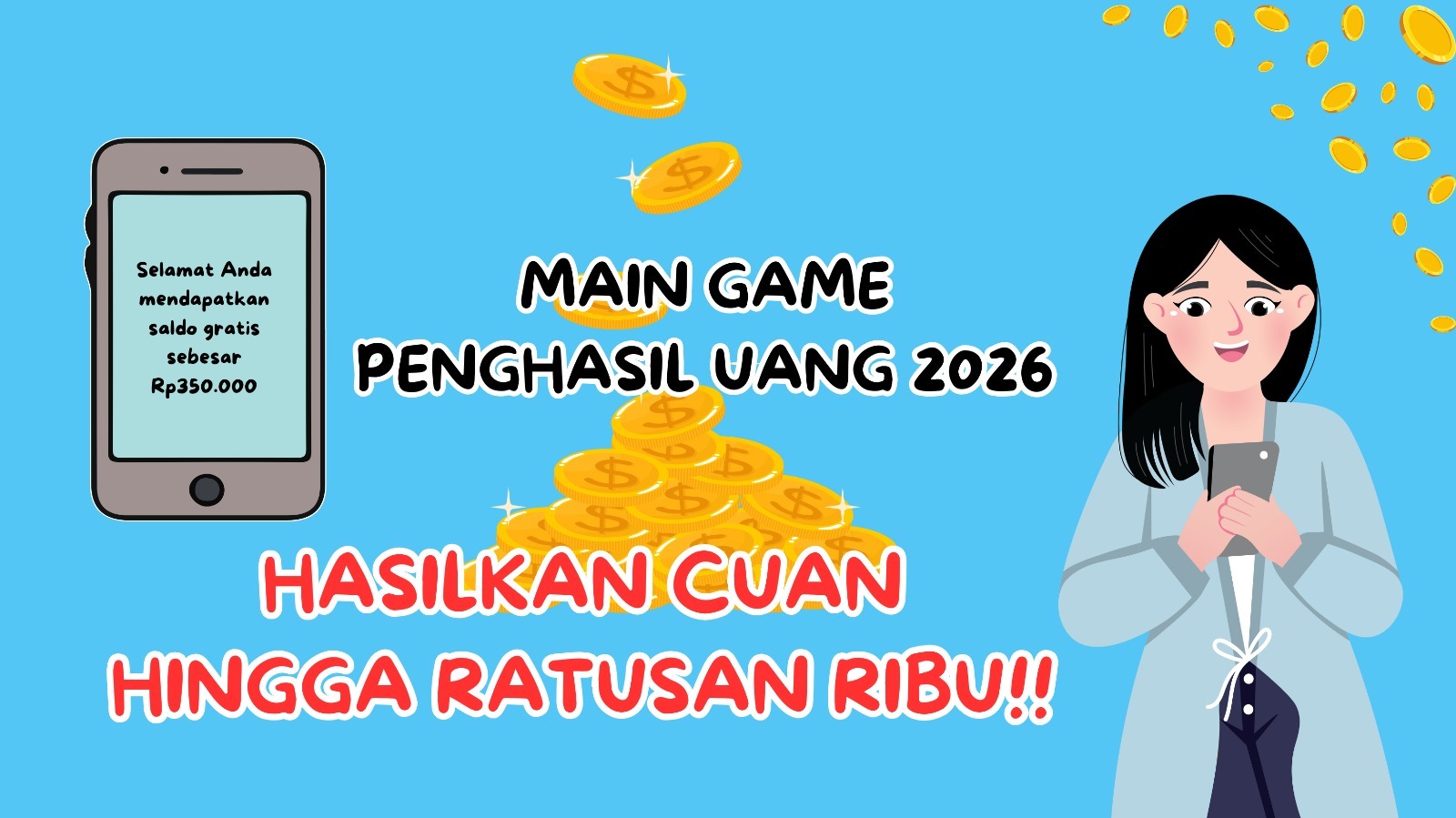 Game Penghasil Uang 2026! Rebahan Sambil Ngabuburit Bisa Dapatkan Cuan Hingga Rp276 Ribu!