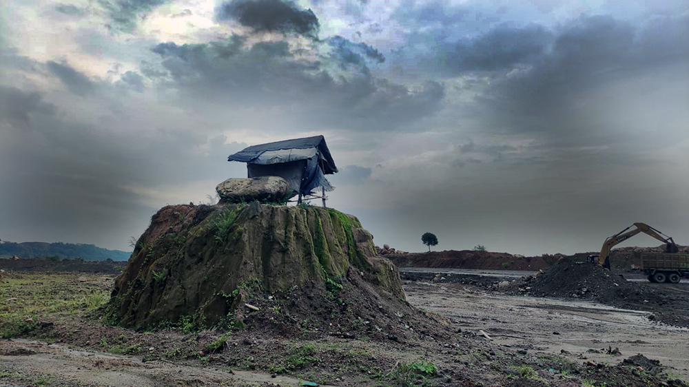 PENAMPAKAN Batu Aneh di TOL CISUMDAWU di Banas Banten, Sampai Sekarang Belum Dibongkar