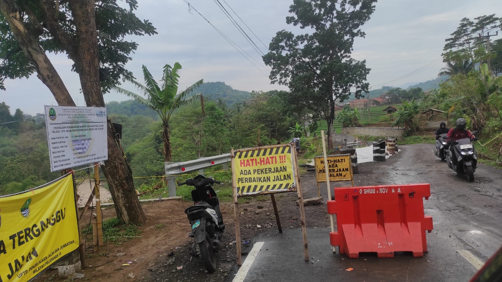 Proyek Rp3,3 Miliar untuk Pulihkan Jalan Longsor Talaga - Bantarujeg Resmi Dimulai