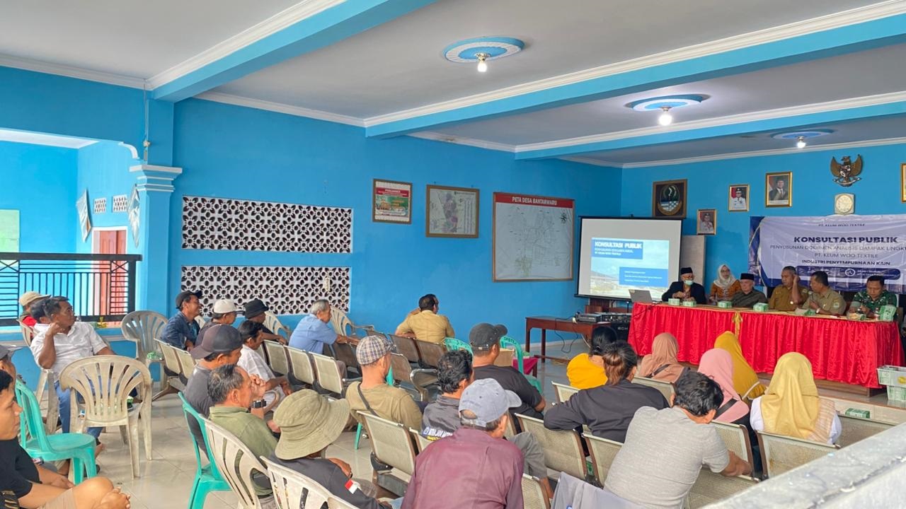 PT Keum Woo Textile Rampungkan Konsultasi Publik