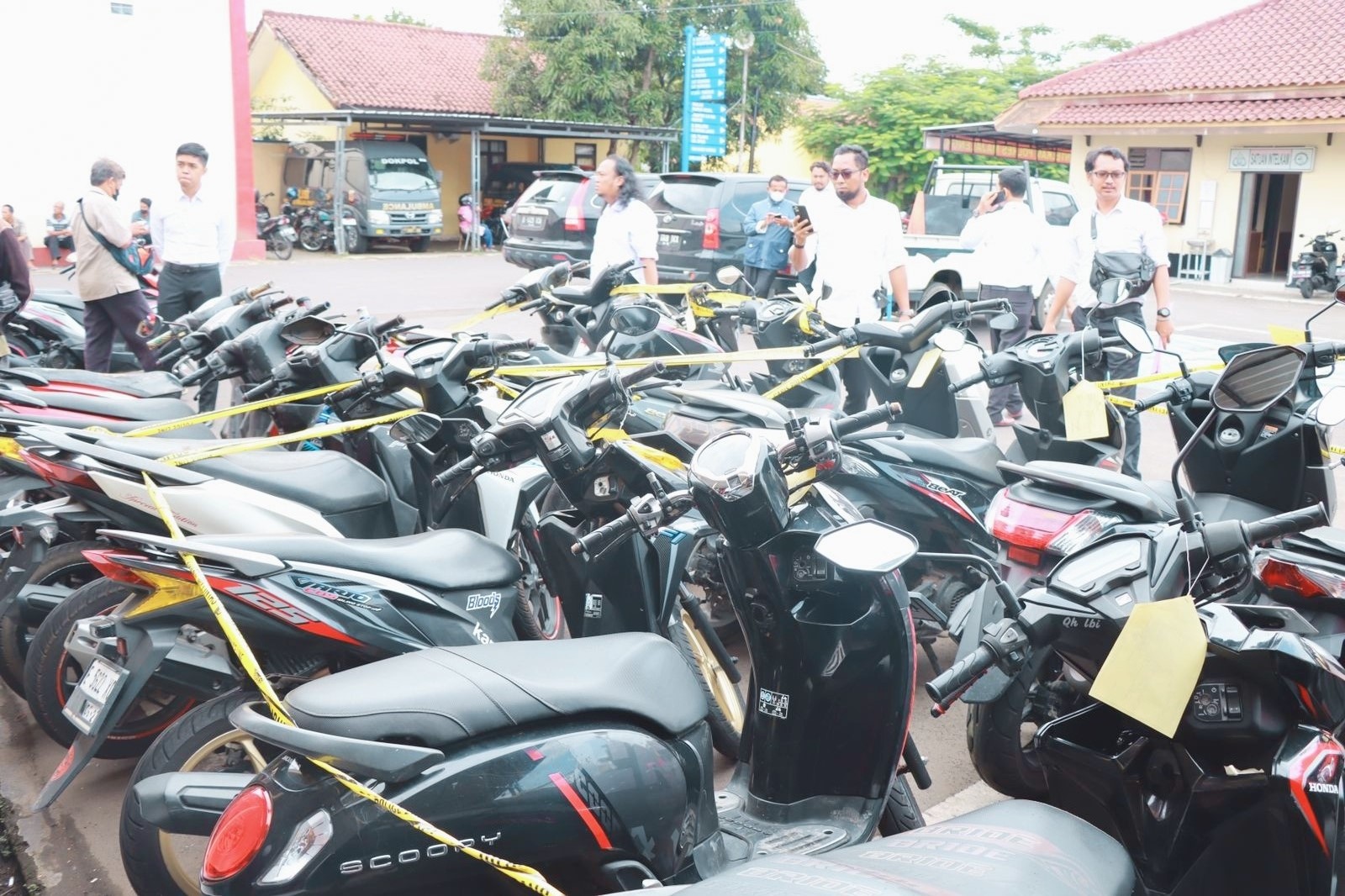 Polisi Tangkap Pelaku Dan Penadah Curanmor, Ini Barang Buktinya