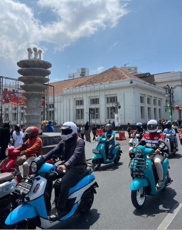 Keseruan Rangkaian Hari Pelanggan Nasional Bersama Yamaha Jabar