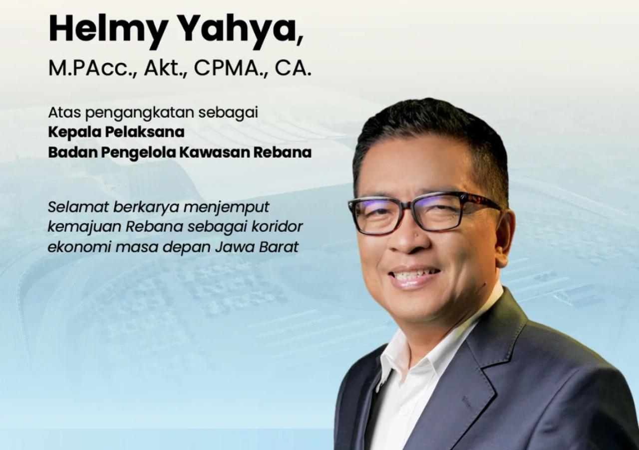 Helmy Yahya Jabat Kepala BP Rebana, Pimpin Koridor Ekonomi Ciayumajakuning, Subang dan Sumedang