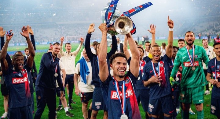 PSG VS Lyon 2-1: PSG Sukses Juarai Coupe de France, Laga Penutup Manis Buat Mbappe Sebelum Hengkang 