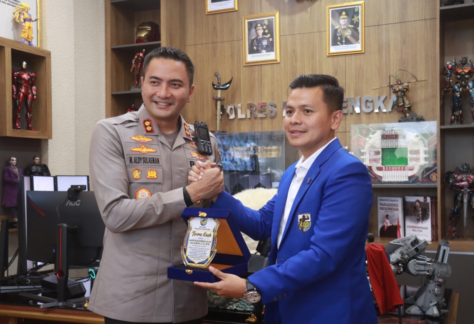 Bahas Zero Narkoba hingga KNPI Fest, KNPI Majalengka Temui Kapolres