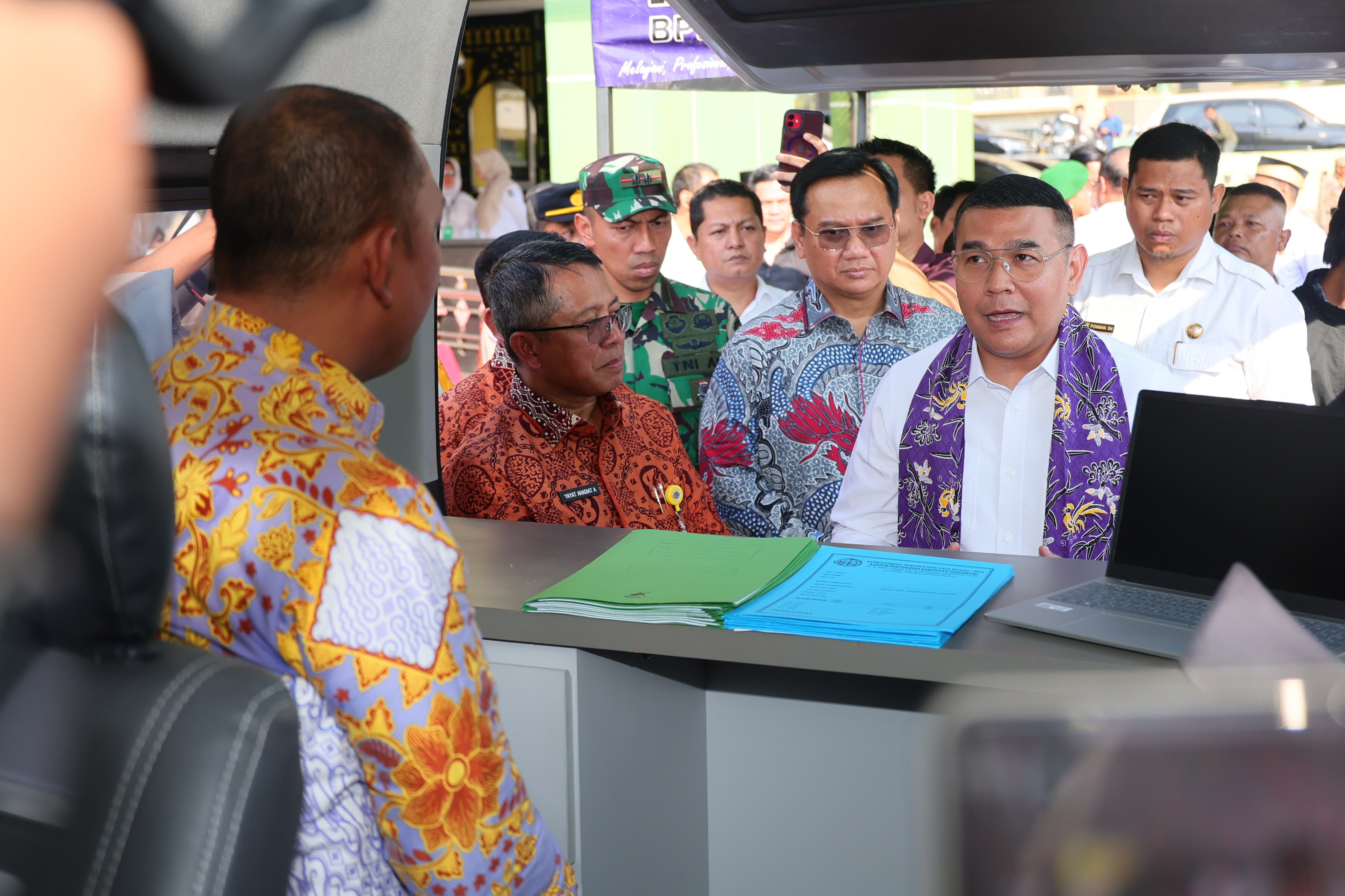 Wamen ATR/BPN Tinjau Layanan Sertipikat Keliling di Tangerang, Dorong Inovasi Pelayanan Publik