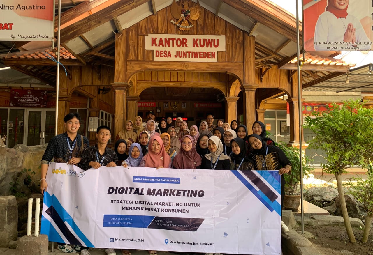 Mahasiswa KKN-T Unma Gelar Sosialisasi Strategi Digital Marketing Menarik Minat Konsumen Di Desa Juntiweden